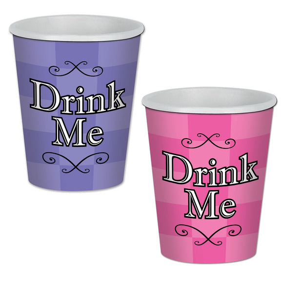 Beistle Alice In Wonderland Beverage Cups - Party Supply Decoration for Alice In Wonderland
