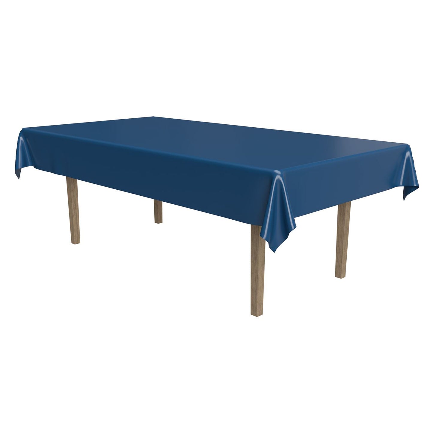 Plastic Rectangular Tablecover - Blue