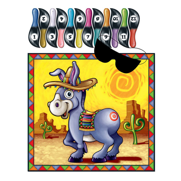 Beistle Donkey Game - Party Supply Decoration for Birthday