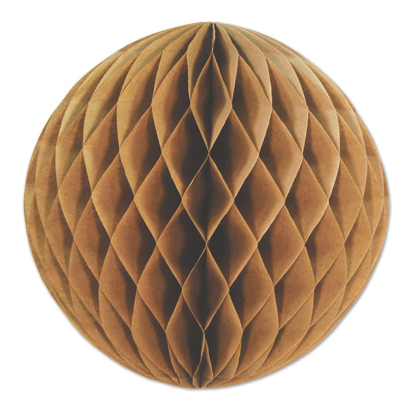 Beistle Kraft Paper Ball 12 inch - Party Supply Decoration for Wedding