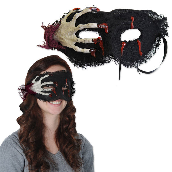 Beistle Skeleton Hand Mask - Party Supply Decoration for Halloween