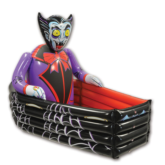 Beistle Inflatable Dracula and Coffin Cooler - Party Supply Decoration for Halloween