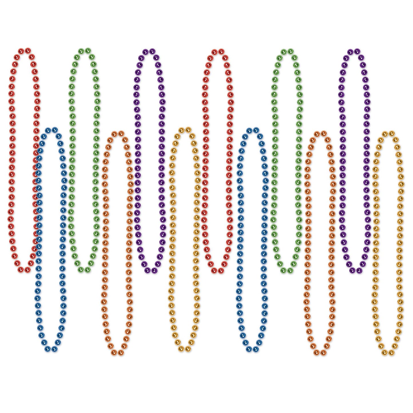 Beistle Party Beads - Small Round (12/pkg) - Party Supply Decoration for General Occasion