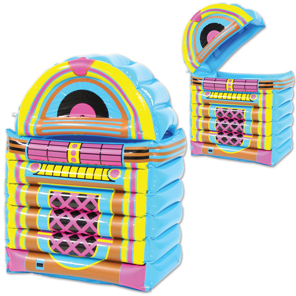 Beistle Inflatable Jukebox Cooler - Party Supply Decoration for 50's/Rock & Roll