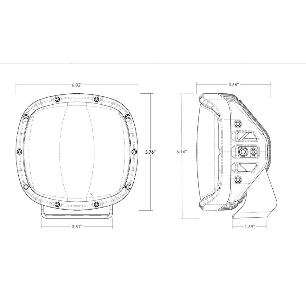 RIGID Industries Adapt XP w/Amber Pro Lens [300514]