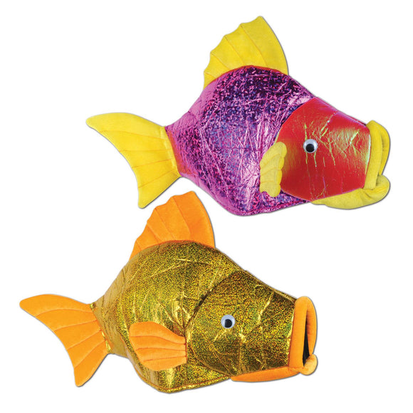 Beistle Fish Hat (1/pkg)  (1/Card) Party Supply Decoration : Luau