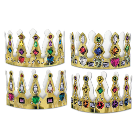 Printed Jeweled Crowns