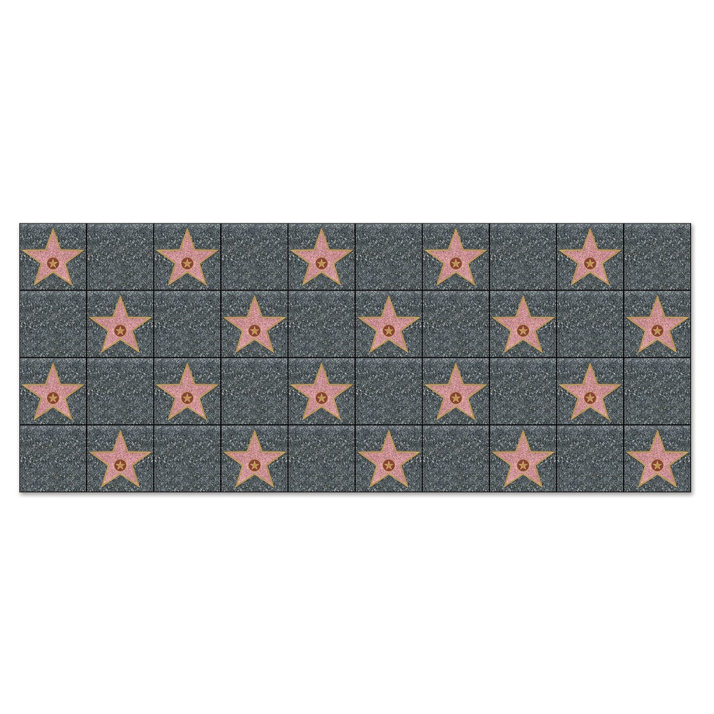 Beistle Star Backdrop 4' x 30' (1/Pkg) Party Supply Decoration : Awards Night