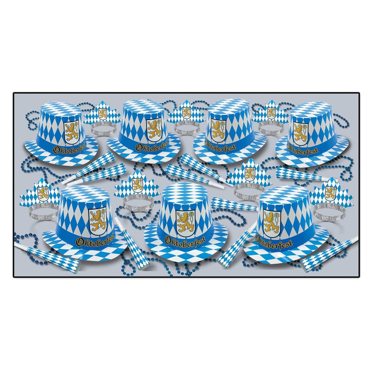 Beistle Oktoberfest Asst for 50 - Party Supply Decoration for Oktoberfest