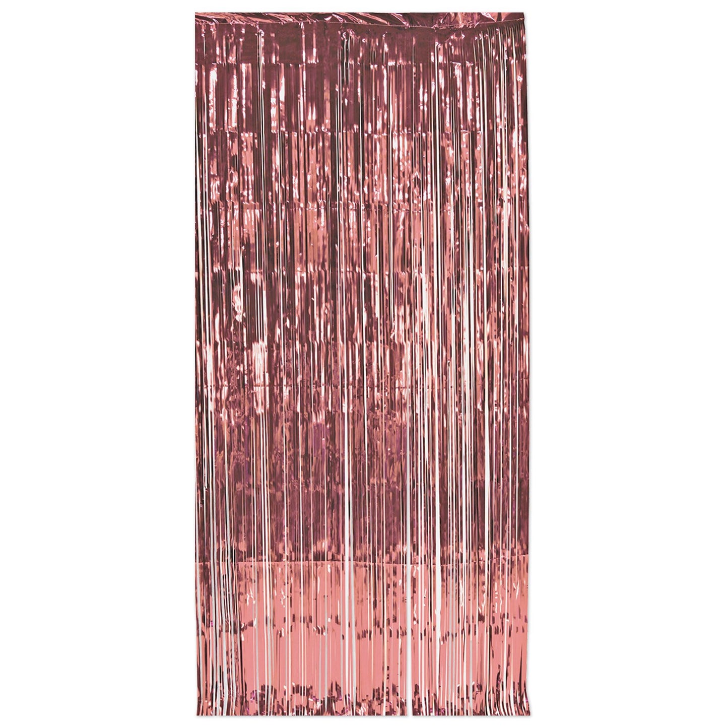 Beistle 1-Ply Gleam 'N Curtain - Rose Gold - Party Supply Decoration for General Occasion