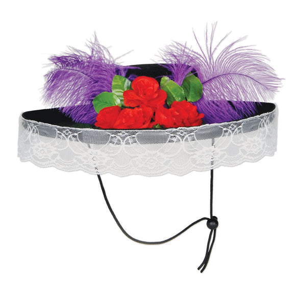 Beistle Felt Catrina Hat  (1/Card) Party Supply Decoration : Day of the Dead