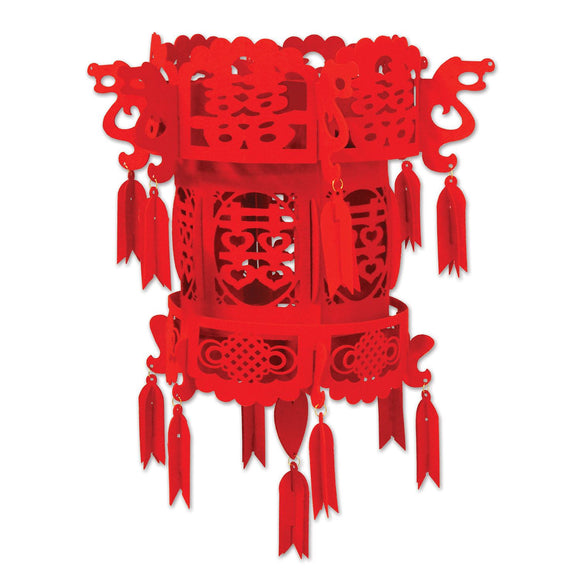 Beistle Felt Chinese Palace Lantern - Party Supply Decoration for Chinese New Year