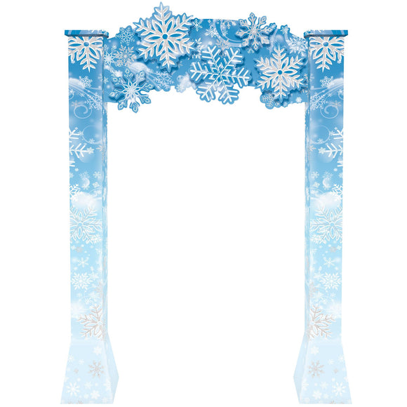 Beistle Winter Wonderland 3-D Archway Prop - Party Supply Decoration for Prom