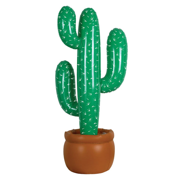 Beistle Inflatable Cactus Decoration (1/pkg) - Party Supply Decoration for Western