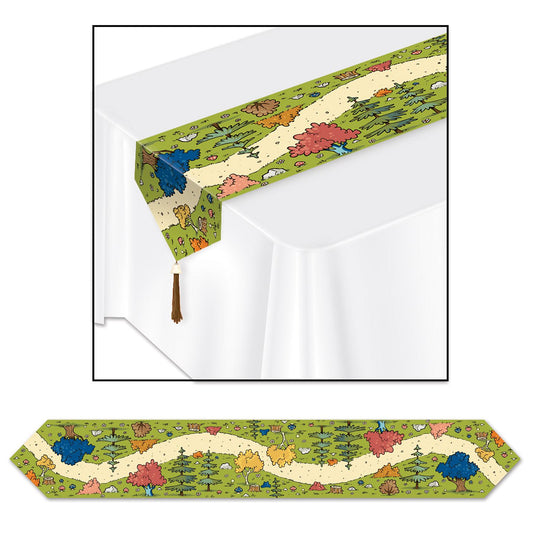 Printed Woodland Friends Table Runner