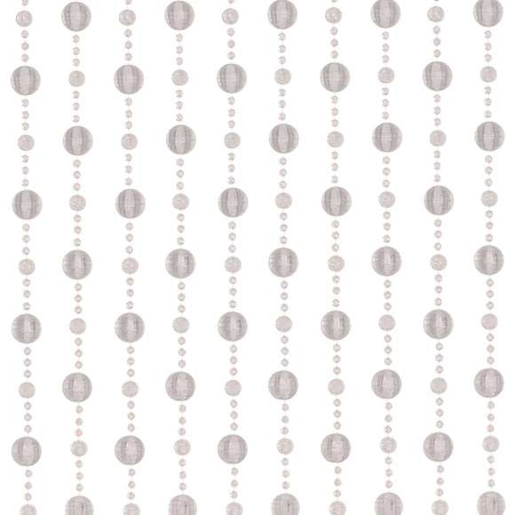 Beistle Bead Curtain - Clear - Party Supply Decoration for General Occasion