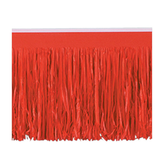 Beistle Red Tissue Fringe Drape - Party Supply Decoration for General Occasion