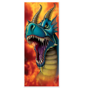 Beistle Dragon Door Cover - Party Supply Decoration for Fantasy