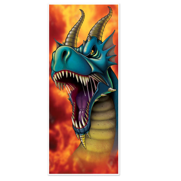 Beistle Dragon Door Cover - Party Supply Decoration for Fantasy