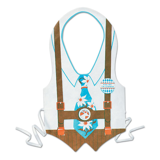 Beistle Plastic Oktoberfest Vest - Party Supply Decoration for Oktoberfest