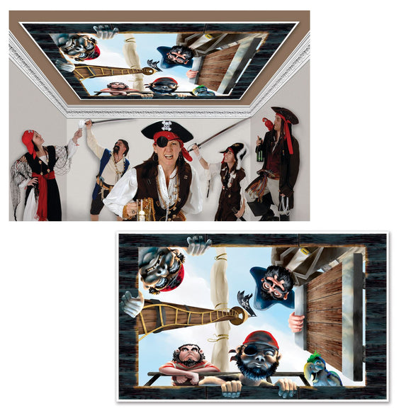 Beistle Pirate Insta-View - Party Supply Decoration for Pirate