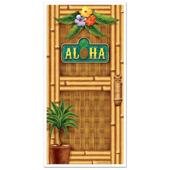 Beistle Aloha Door Cover - Party Supply Decoration for Luau