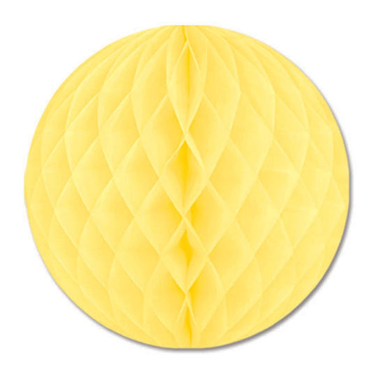 Beistle Yellow Art-Tissue Ball - Party Supply Decoration for General Occasion