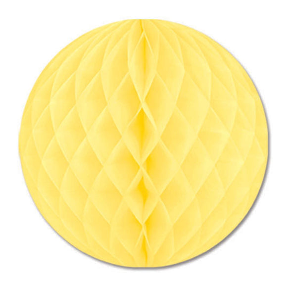 Beistle Yellow Art-Tissue Ball - Party Supply Decoration for General Occasion