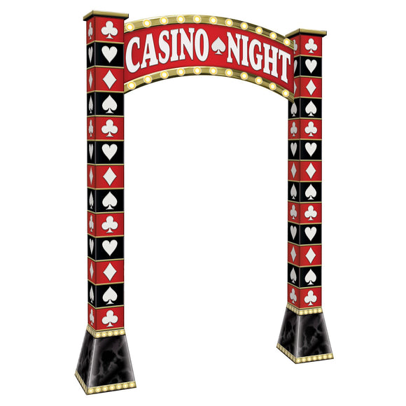 Beistle Casino 3-D Archway Prop - Party Supply Decoration for Prom