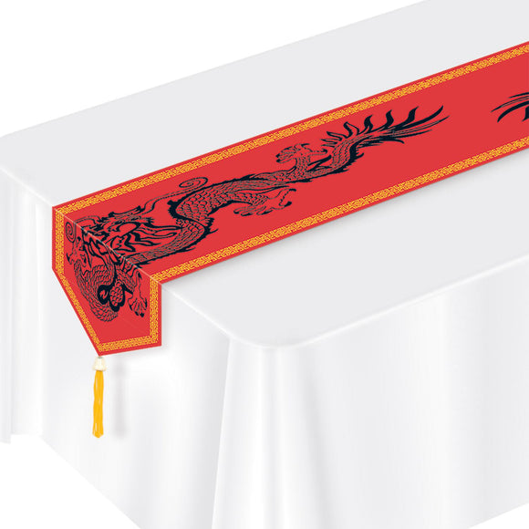 Beistle Printed Asian Table Runner - Party Supply Decoration for Chinese New Year