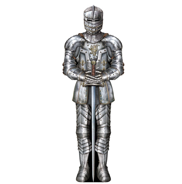 Beistle Jointed Suit of Armor - 6 ft tall - Party Supply Decoration for Medieval