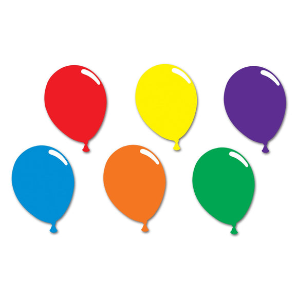 Beistle Balloon Silhouette Cut Outs (1 per package) - Party Supply Decoration for Birthday