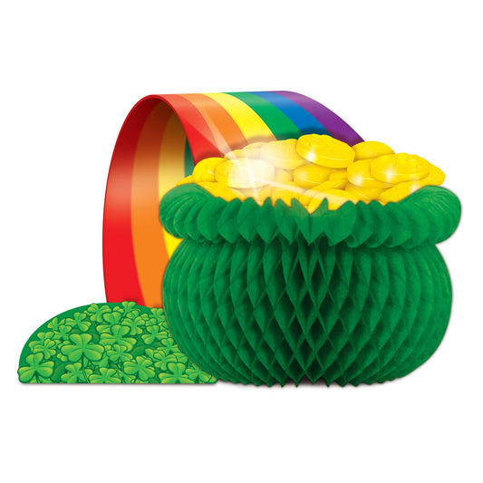 Beistle Pot-O-Gold Centerpiece   (1/Pkg) Party Supply Decoration : St. Patricks