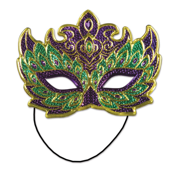 Beistle Mardi Gras Costume Mask - Party Supply Decoration for Mardi Gras
