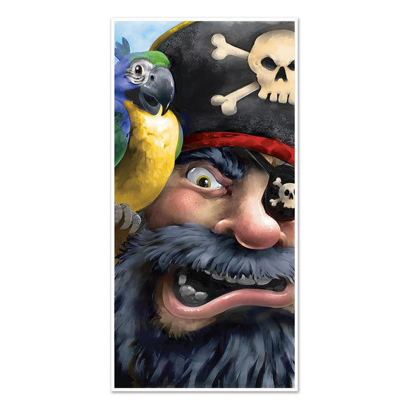 Beistle Pirate Door Cover - Party Supply Decoration for Pirate
