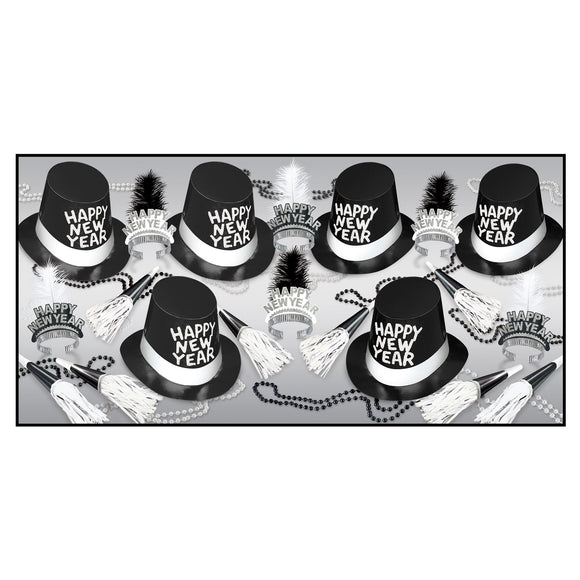 Beistle Top Hat and Tails New Year Assortment (for 50 people)   Party Supply Decoration : New Years