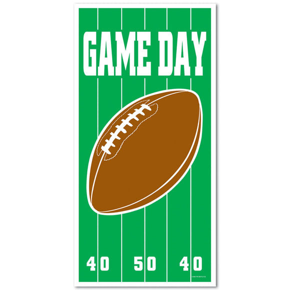 Beistle Game Day Football Door Cover - Party Supply Decoration for Football