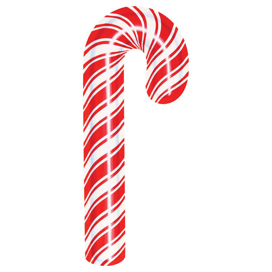 Beistle Candy Cane Cutout 27 in   Party Supply Decoration : Christmas/Winter