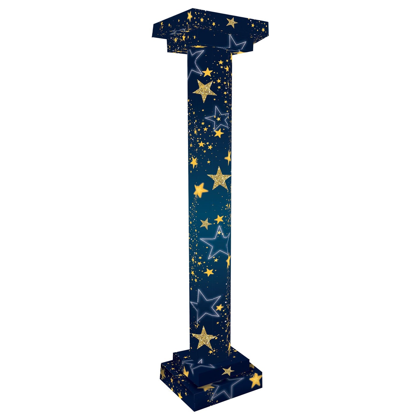 Beistle Starry Night 3-D Tall Column Props - Party Supply Decoration for Prom