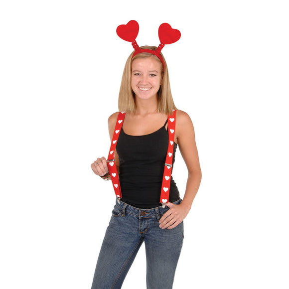 Beistle Heart Suspenders - Party Supply Decoration for Valentines