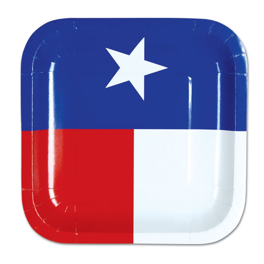 Beistle Texas Plates (8/Pkg) - Party Supply Decoration for Western