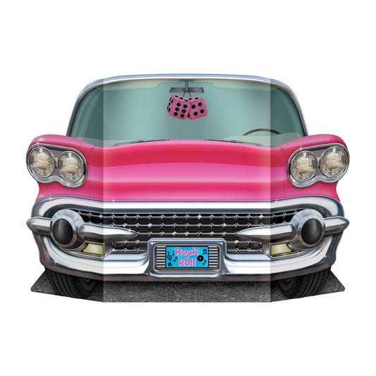 Beistle Pink Convertible Photo Prop - Party Supply Decoration for 50's/Rock & Roll