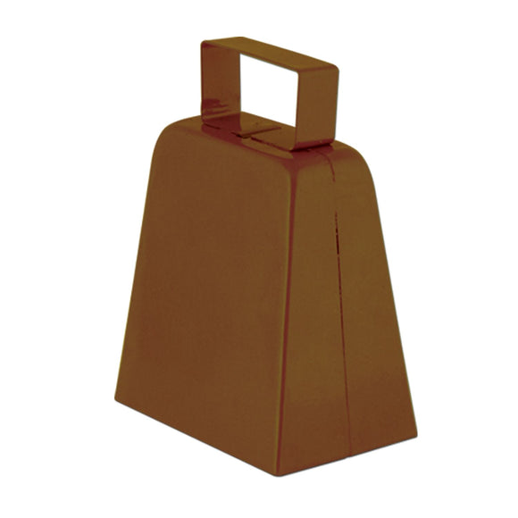 Beistle Brown Cowbell - Party Supply Decoration for School Spirit