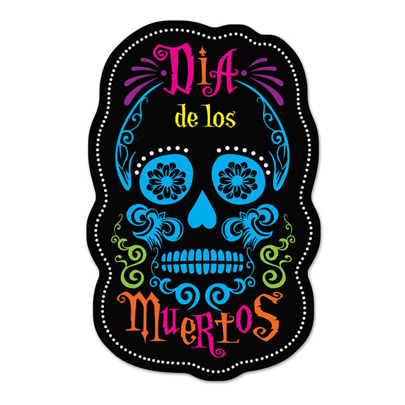 Beistle Day Of The Dead Sign Cutouts 34 in  (2/Pkg) Party Supply Decoration : Day of the Dead