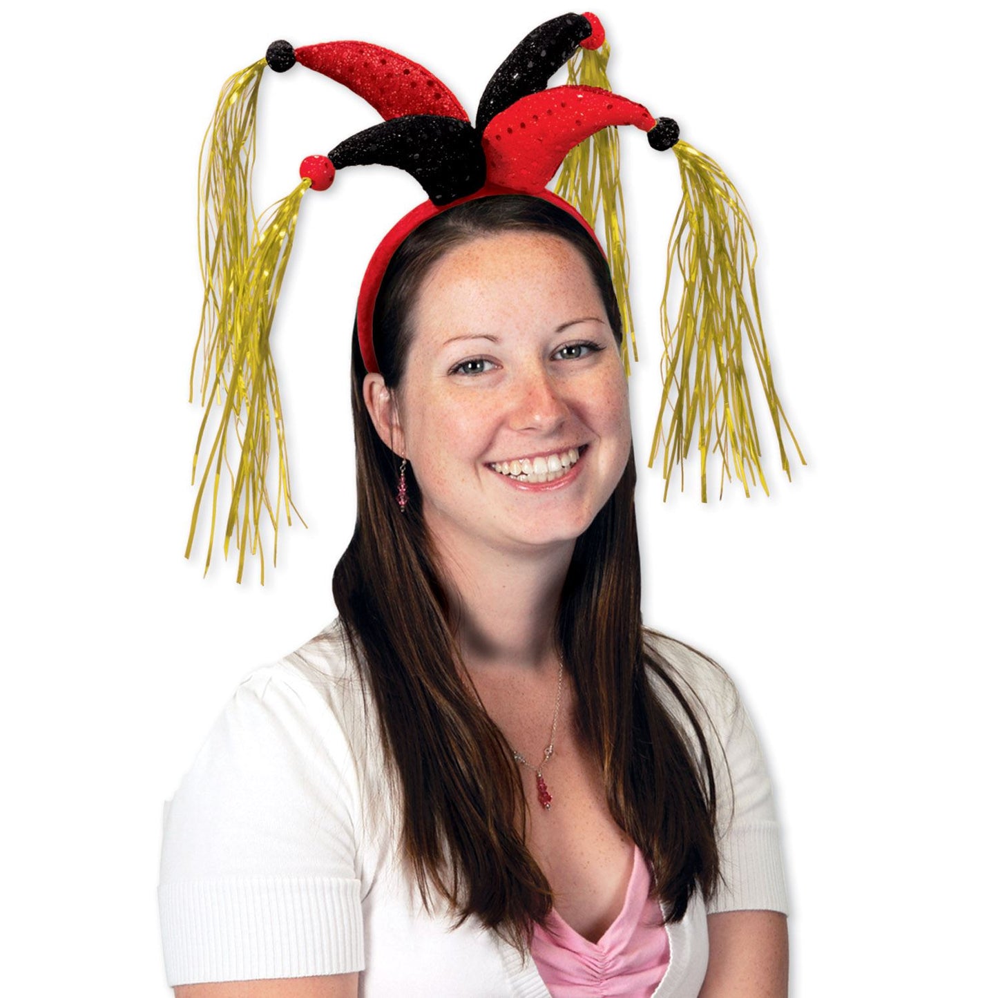 Beistle Tassled Jester Headband  (1/Card) Party Supply Decoration : Asian