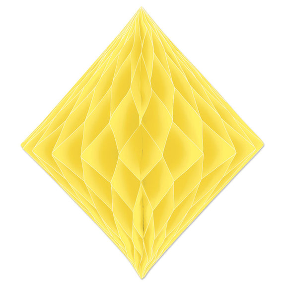 Beistle Tissue Diamond - Yellow - Party Supply Decoration for General Occasion