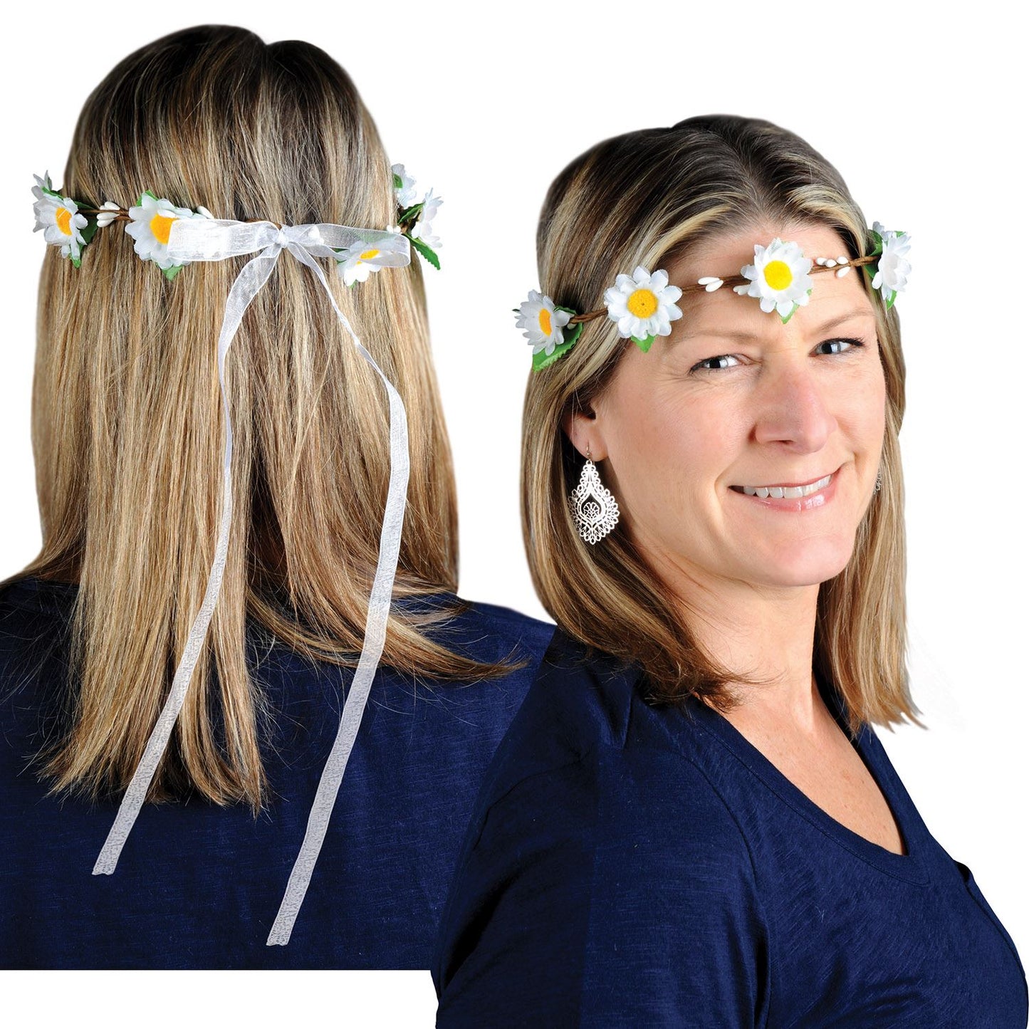 Beistle Daisy Headband  (1/Pkg) Party Supply Decoration : 60's