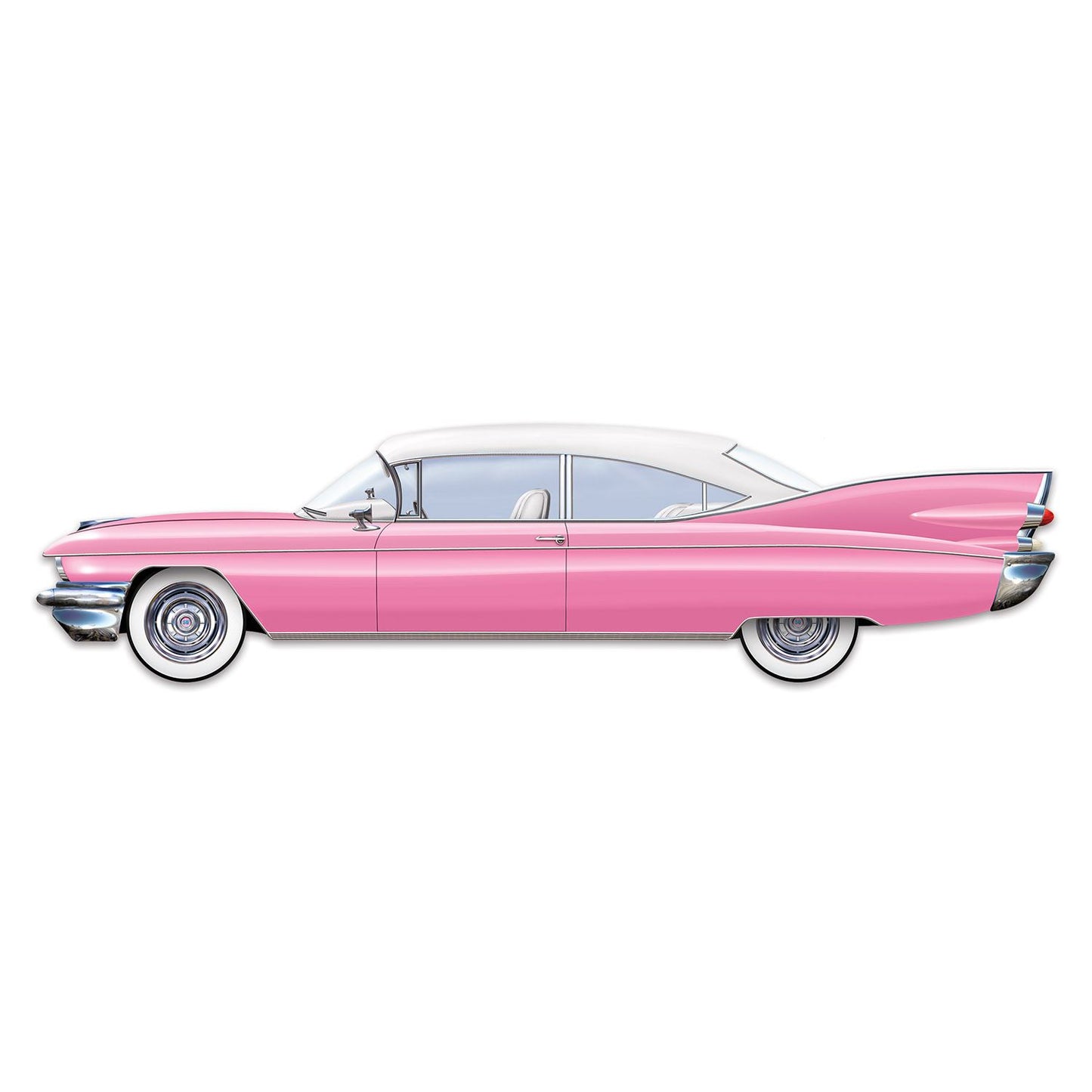 Beistle Jointed 50's Cruisin' Car - Party Supply Decoration for 50's/Rock & Roll