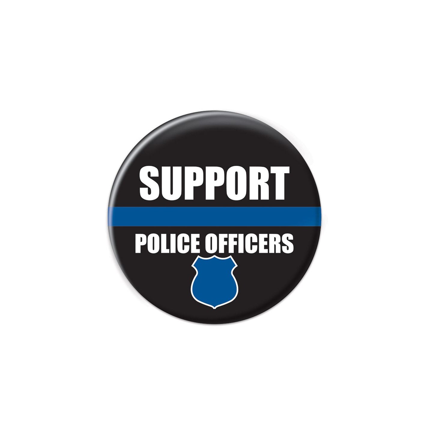 Beistle Support Police Officers Button - Party Supply Decoration for Patriotic