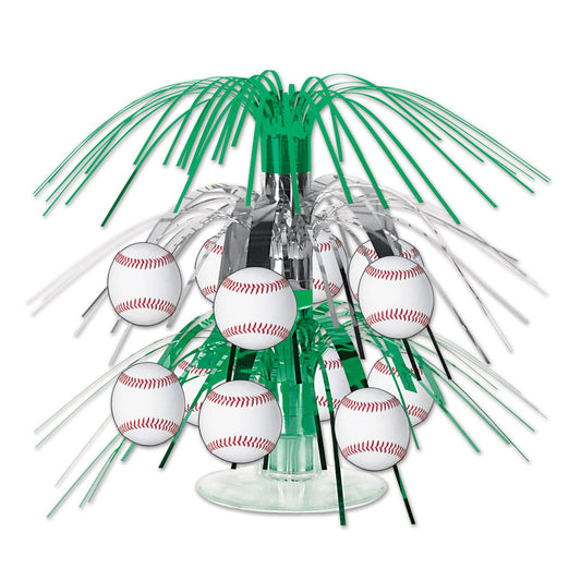 Beistle Baseball Mini Cascade Centerpiece   (1/Pkg) Party Supply Decoration : Baseball